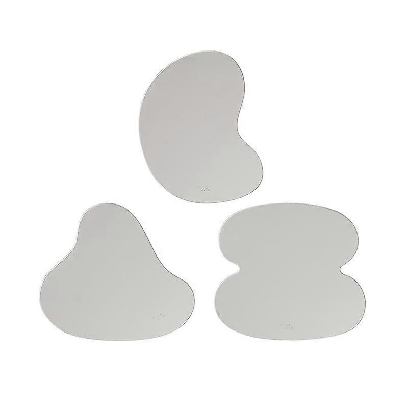 1 Set Irregular Mirror Design Cup Coaster
