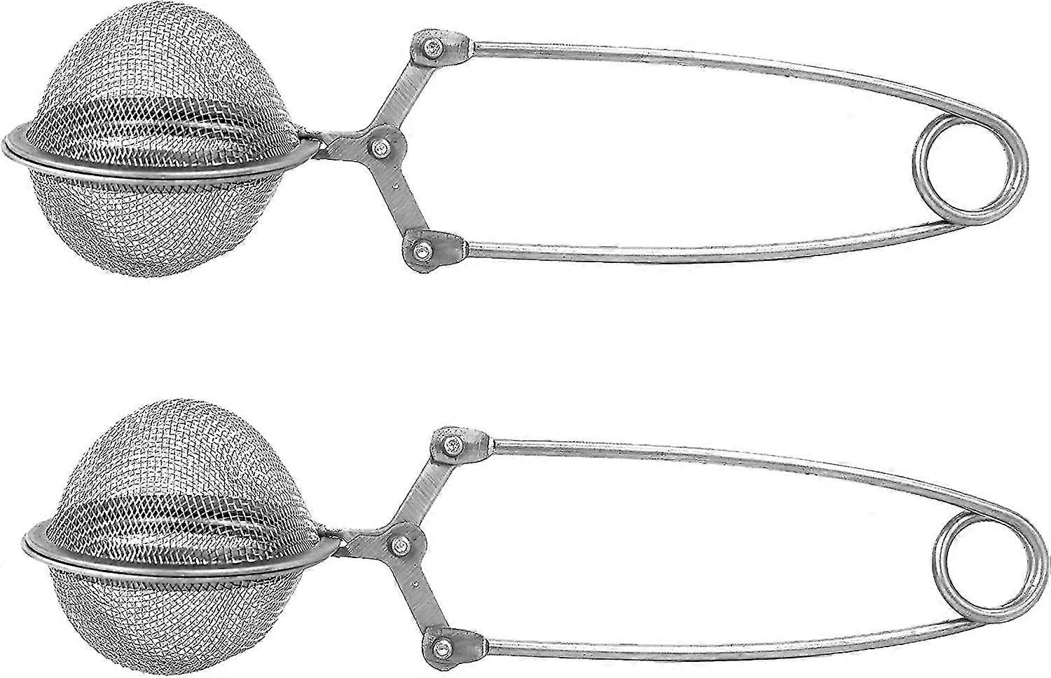 2 Pack Tea Strainers, Stainless Steel Tea Strainer, Loose Tea Strainer, Inf