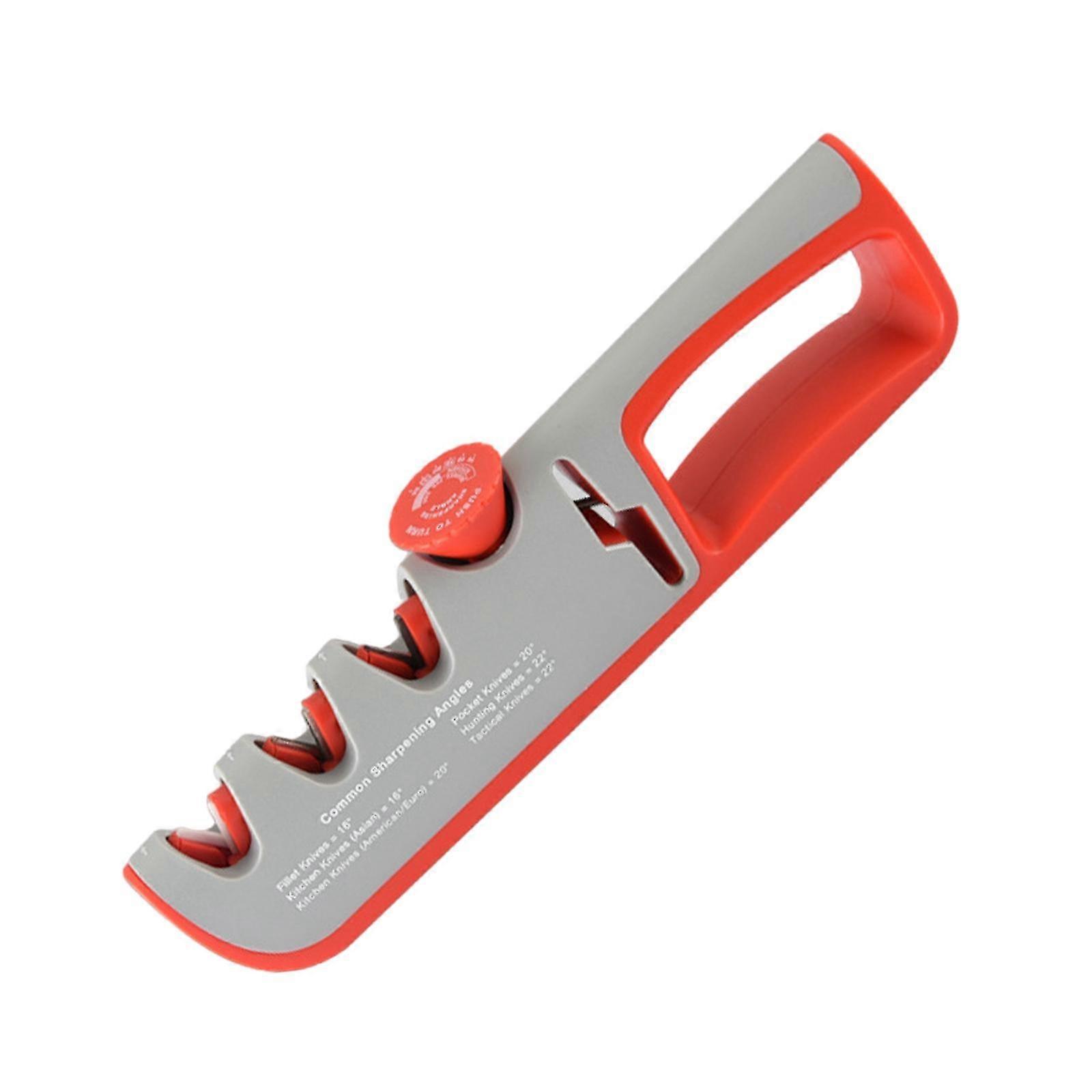 Knife Sharpener Professional 4-step Knife Sharpener Manual Sharp Knife Sharpeners - SNNGV