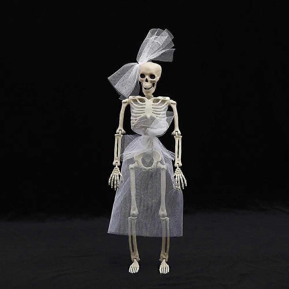 Halloween fish skeleton 80cm simulation mermaid bone skeleton activity atmosphere scene layout props