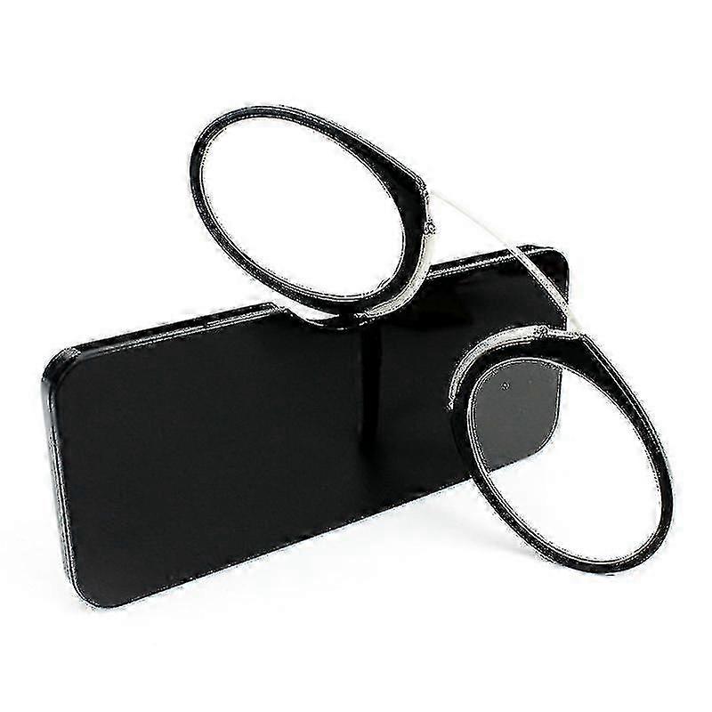 Pince-nez Tam Çerçeve Okuma Gözlükleri Tr90 Taşınabilir Burun Erkek Kadın Presbiyopik