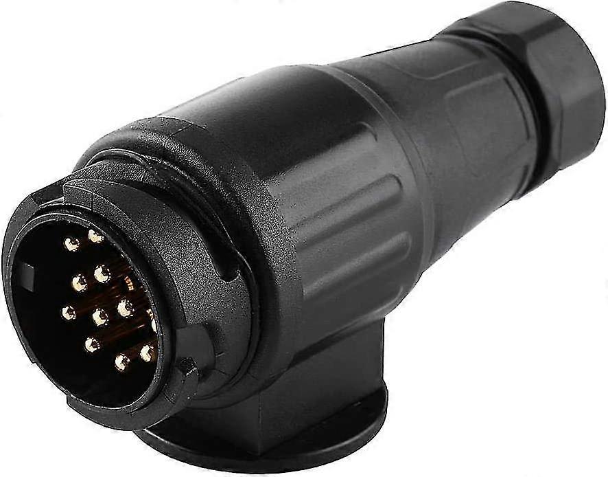 13 pin socket, 12v 13 pole trailer caravan electrical wiring connector adapter tow bar socket