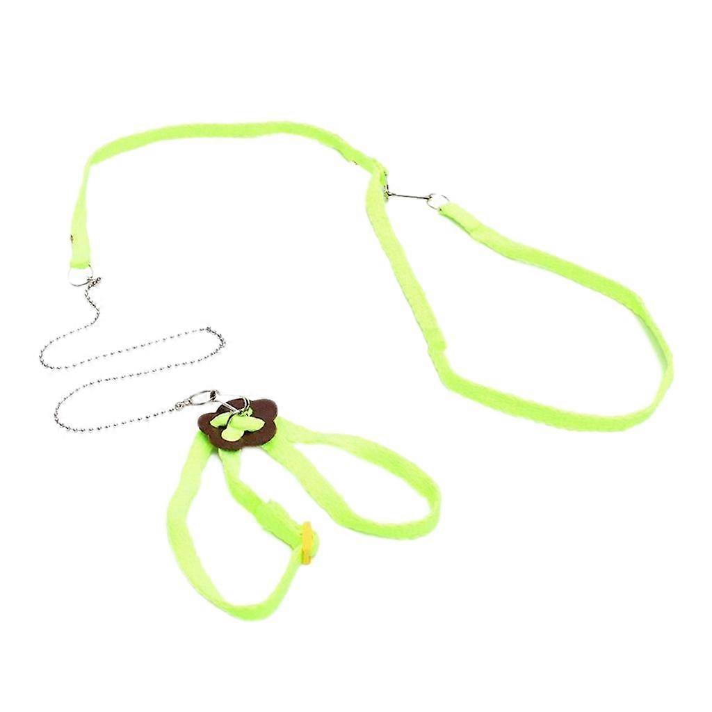 Adjustable Reptile Lizard Harness Leash Rope Light Soft Anti-bite Aqua