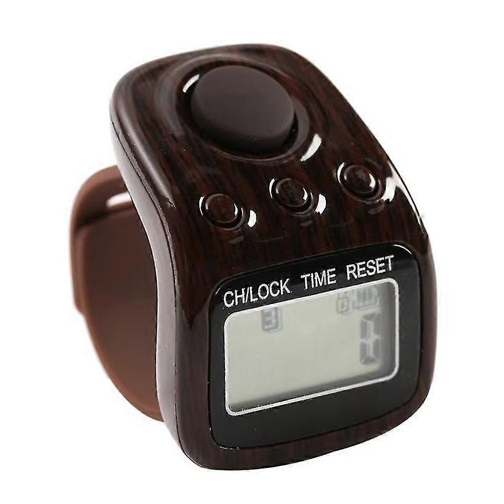 Digital Sport Finger Hand Held Ring Tally Counter With Clock Timer Lcd Display