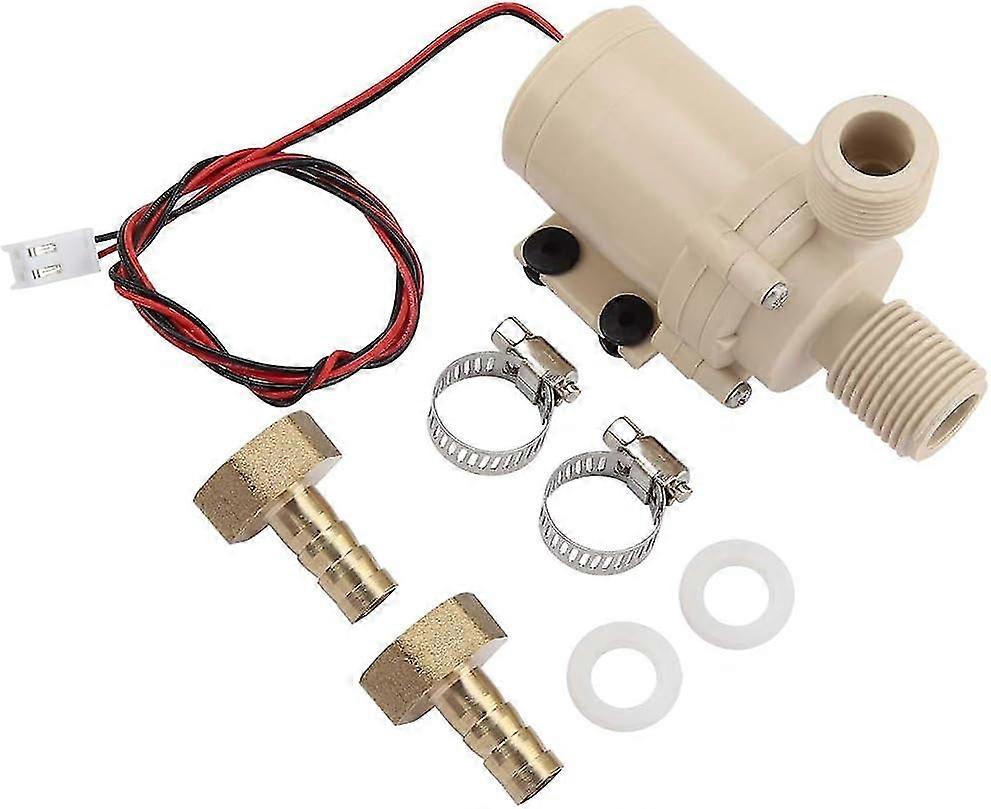 Dc 12v solvattenpump, cirkulationspump för varmt/kylvatten1 set yu