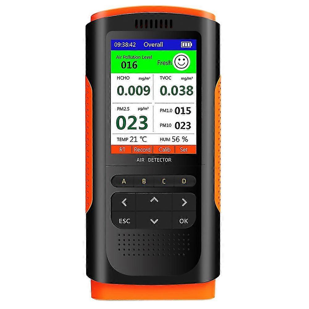 Formaldehyde Detector Quality Monitor Pm 2.5 Draagbare Display Vervuiling Meter Mini Stof Tester Auto