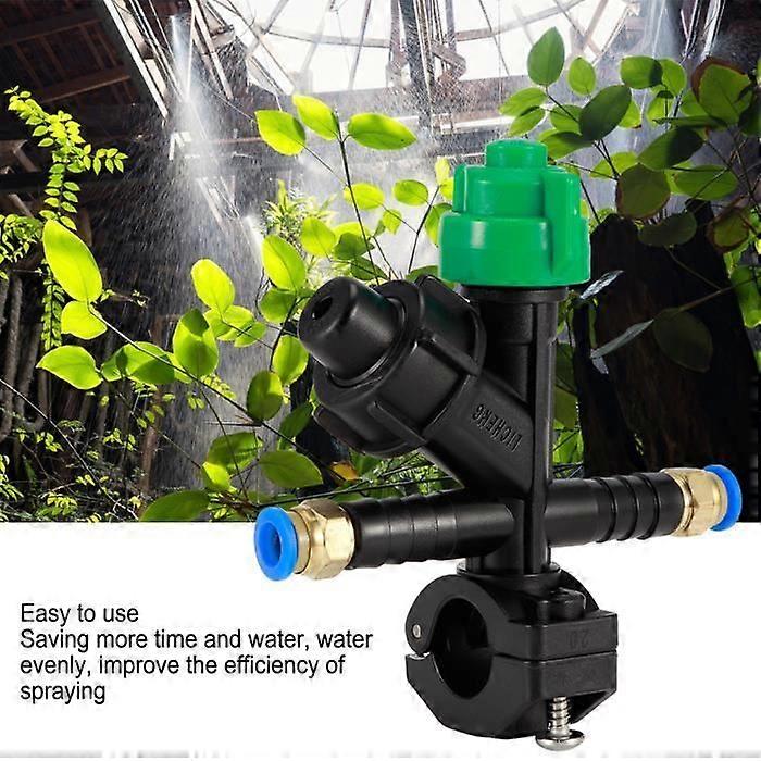 Double Misting Cooling Nozzle Sprinkler Head Atomizer Tools for Hose Irrigation System -CHD