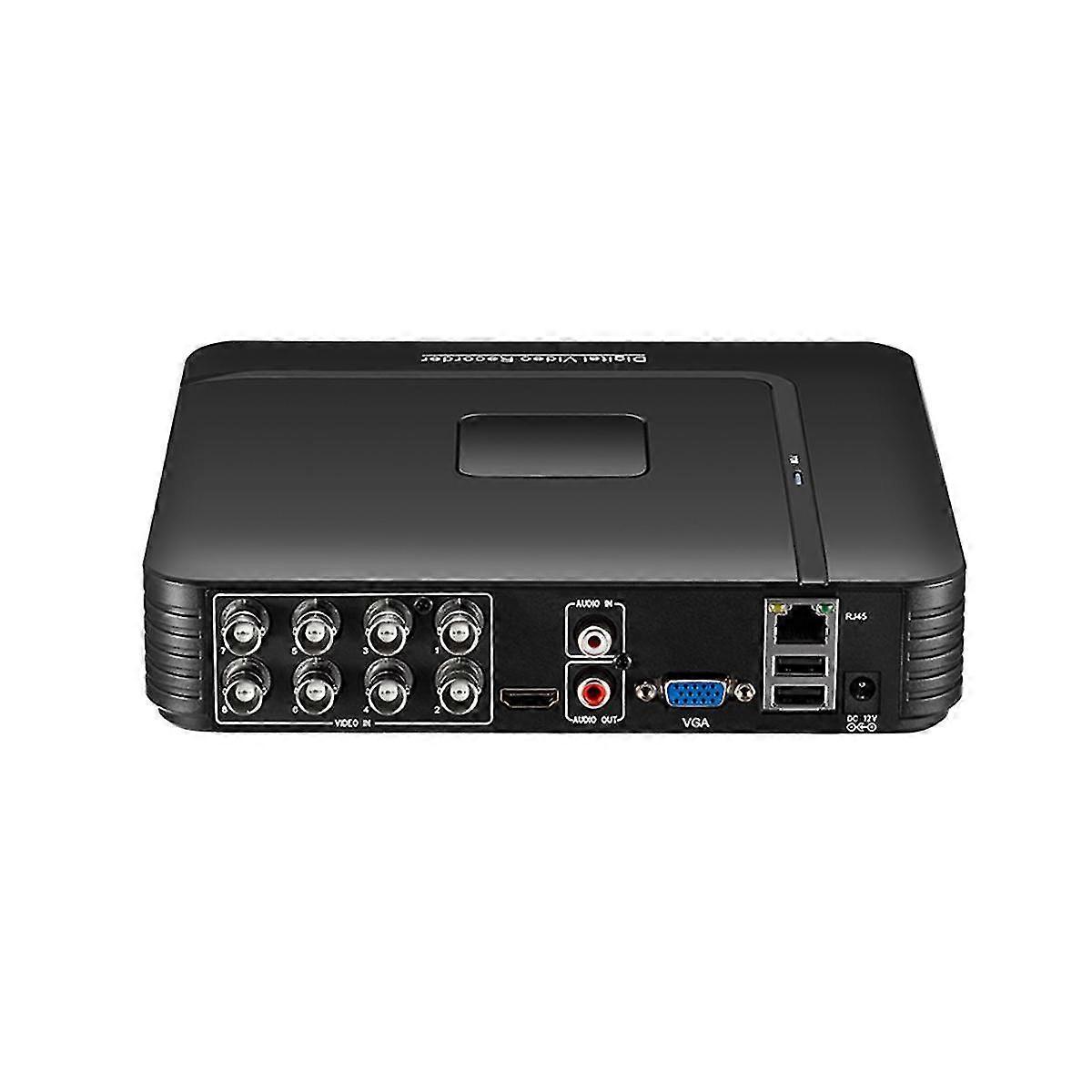 5-in-1 Mini Ahd Dvr Tvi Cvi Cvbs IP-Kamera Hybrid Recorder 8ch Home Security Dvr Cctv System-us PLU + (d)