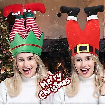 Christmas Santa and Elf Pants Hats for Funny Hilarious and Festive