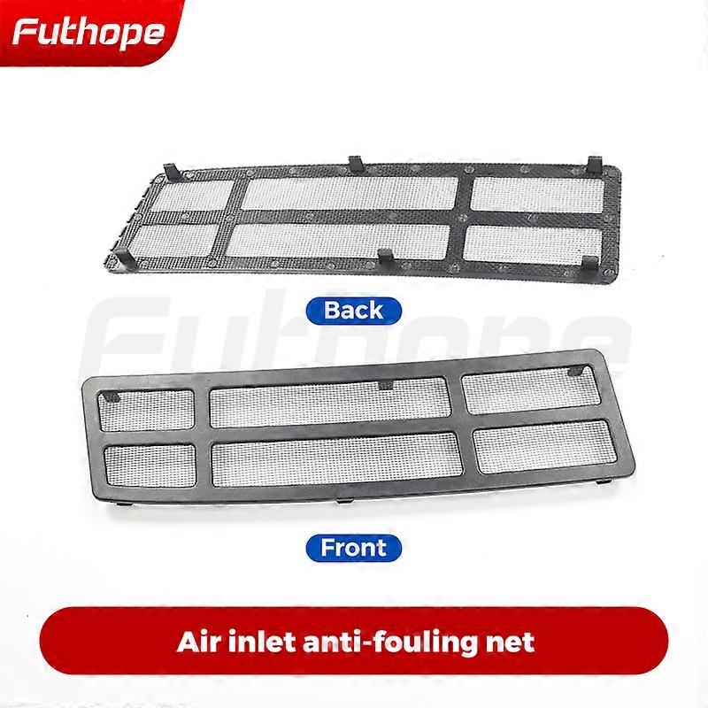 Futhope Air Inlet Protective Cover for Tesla 2021-2022 Model 3 Anti-insect Anti-fouling Front Cover Air-conditioning Cover