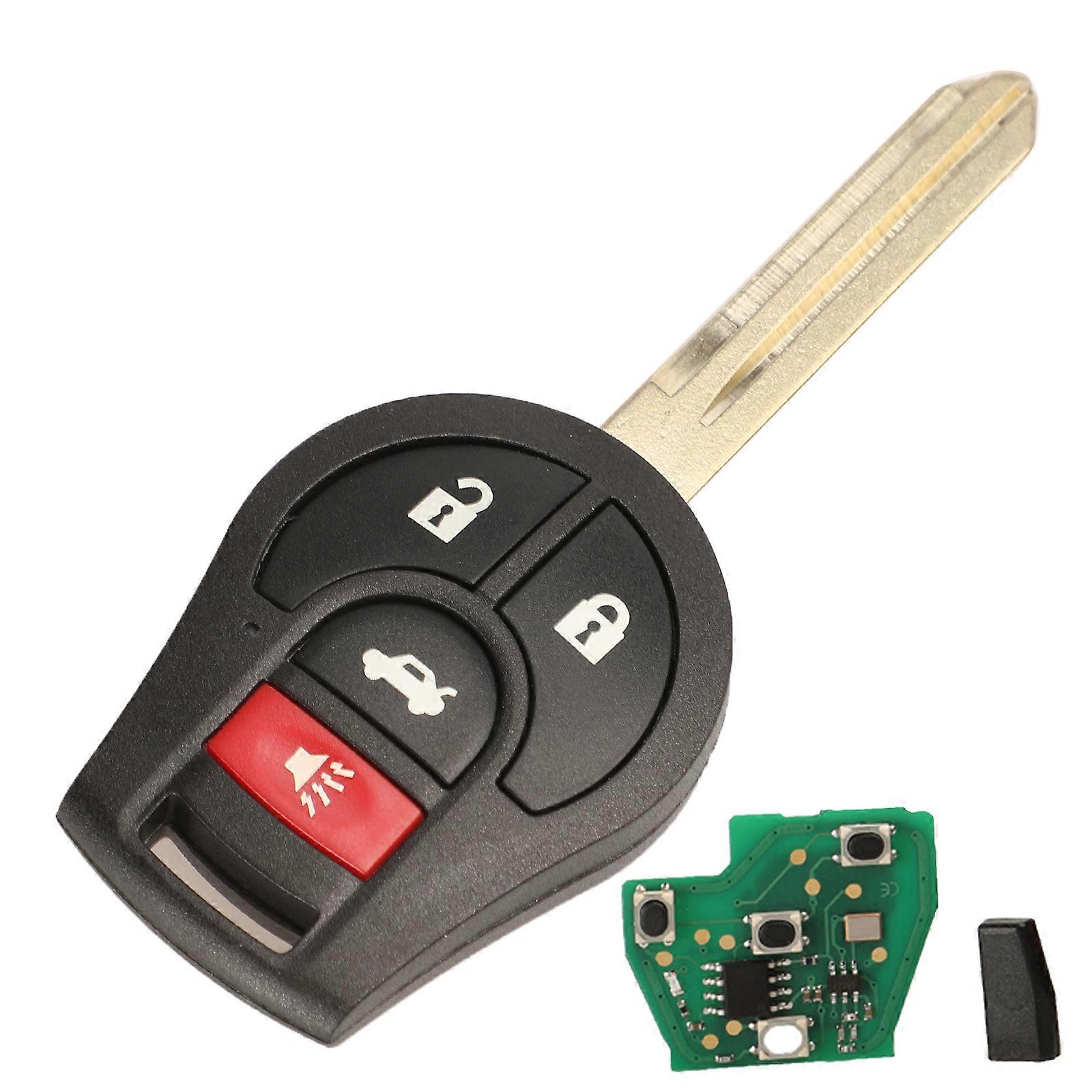 3/4 Button 315MHZ Remote Car Key For Nissan Keyless Entry 46 Chip Fob Transmitter CWTWB1U751 TWB1U761 H0561-C993A