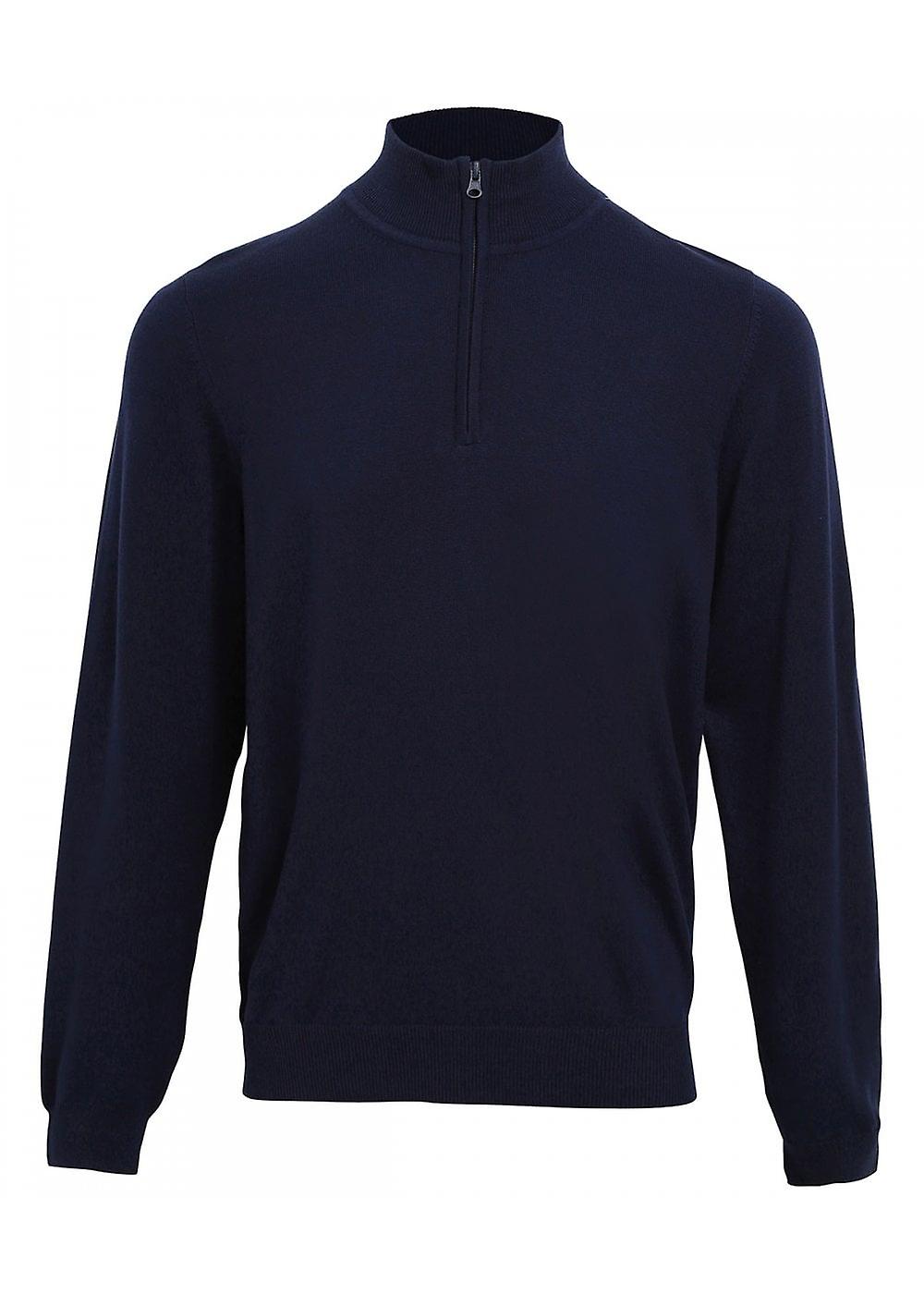 Men's Premier Zip Neck Sweater PR695