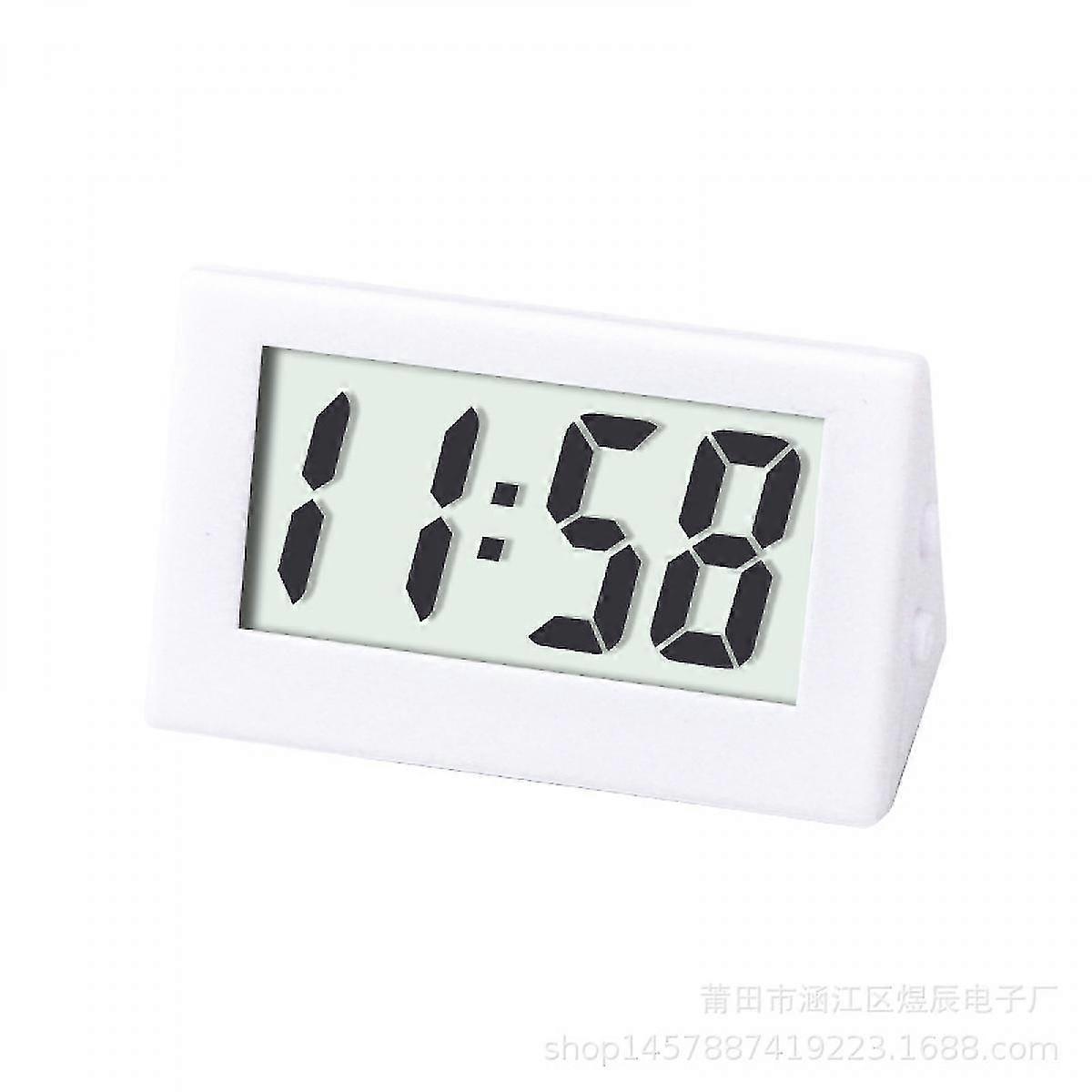 Shxx Mini Car Clock Car Dashboard Clock Auto Car Truck Dashboard Time Vehicle Electronic Digital Clock Self-adhesive Bracket Digital Clock A906-1489