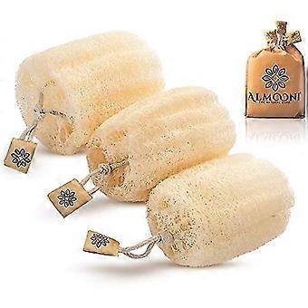 Egyptian Loofah Exfoliating Body Scrubber, Natural Real Egyptian Shower Loofah Sponge Body Scrubber For Women And Men, For Body And Face That Will Get