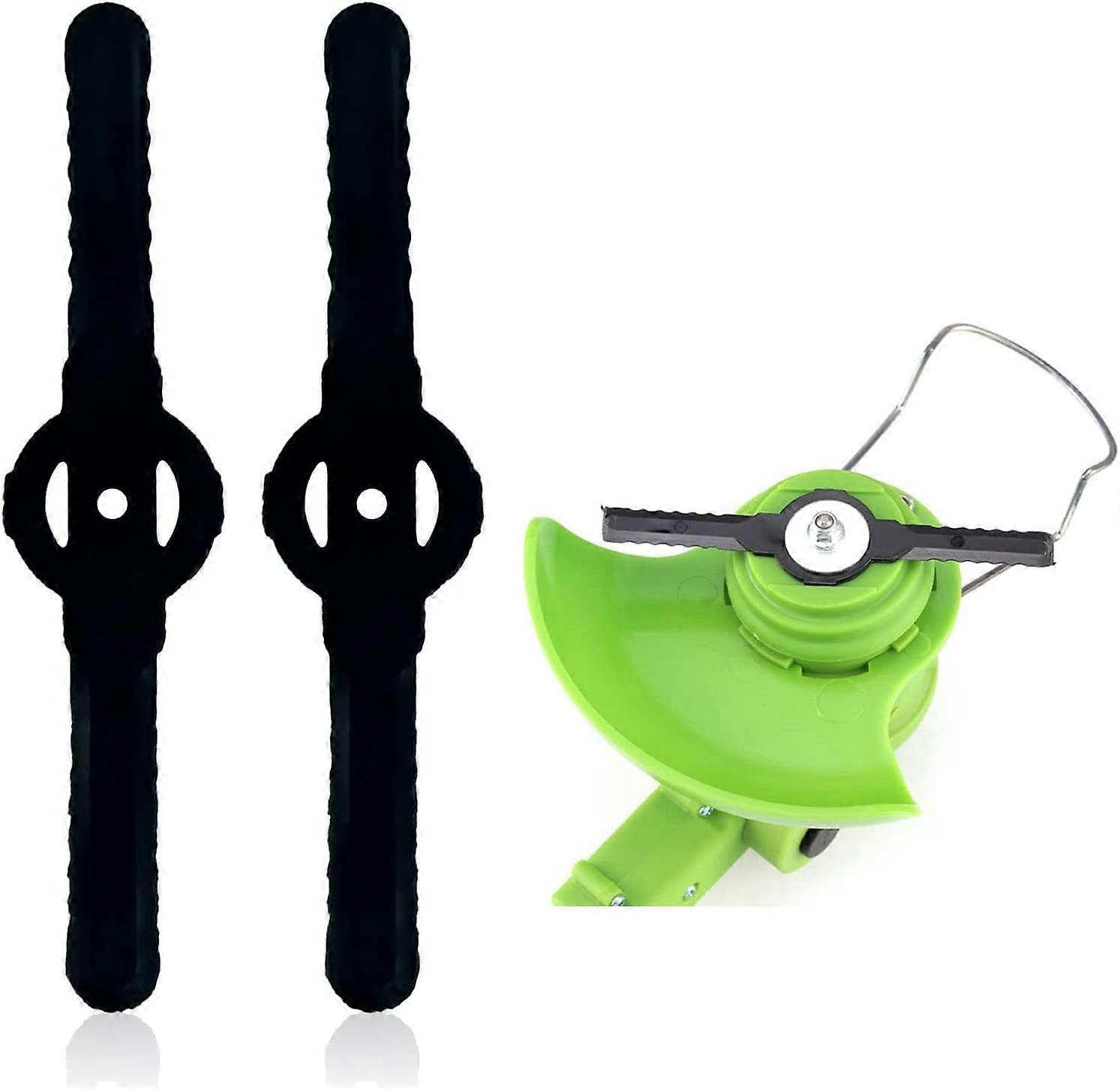 50 Pieces Replacement Plastic Blades, Plastic Edger Blade,For Cordless Lawn and Garden Lawn Mower Replacement Compatible for Cordless Edger
