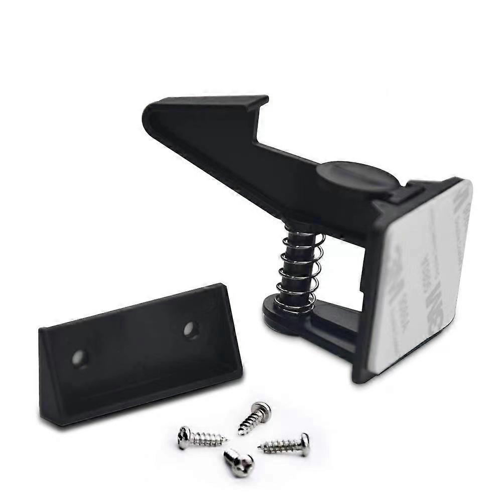 Black 10 Pack Child Safety Padlocks - Invisible Security for Cabinet and Drawer - for Cabinet Door, Drawer, Cupboard, Closet