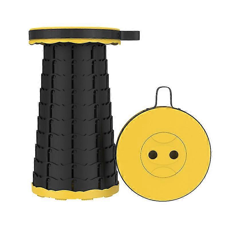 Portable Double-color Retractable Folding Stool, For Camping And Fishing