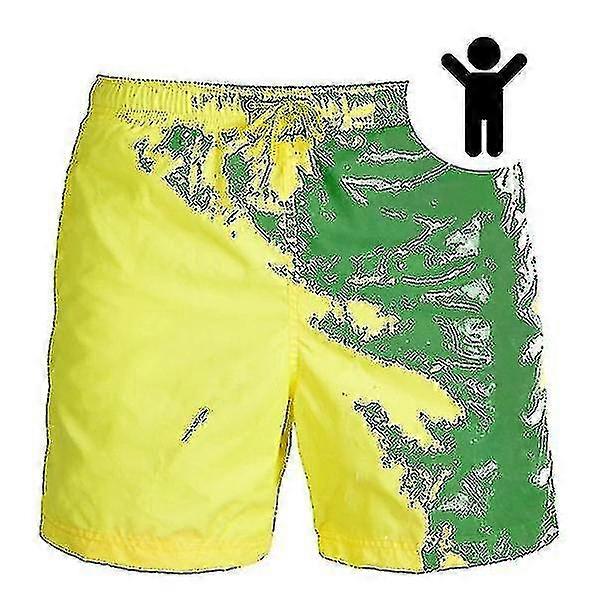 Magical Change Color Beach Shorts Enfant Maillots de bain Maillot de bain Quick Dry