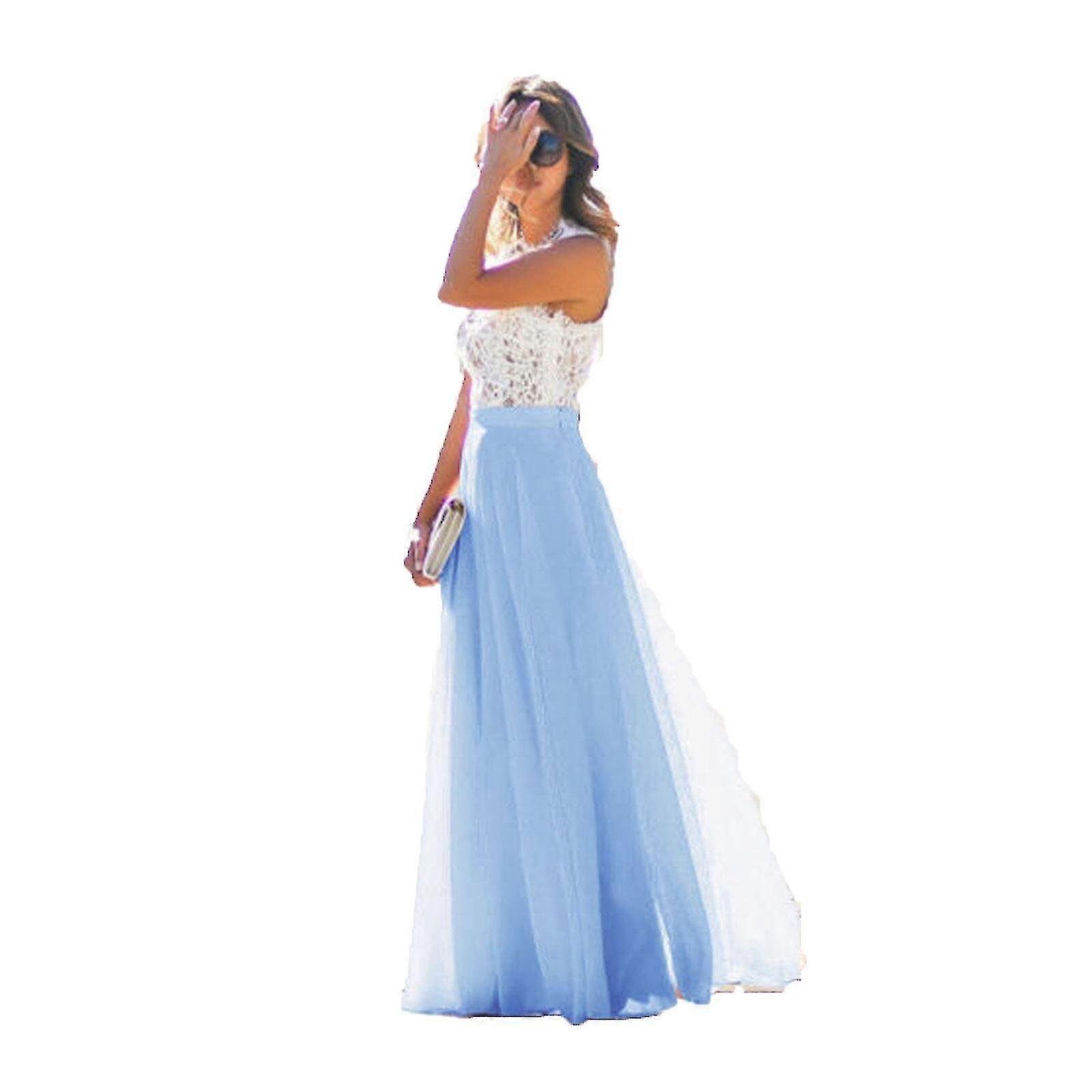 Rosa Spitzen-Abendkleid für Frauen