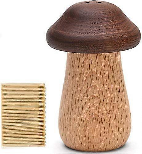Toothpick Dispenser - Solid Wood Toothpick Holder