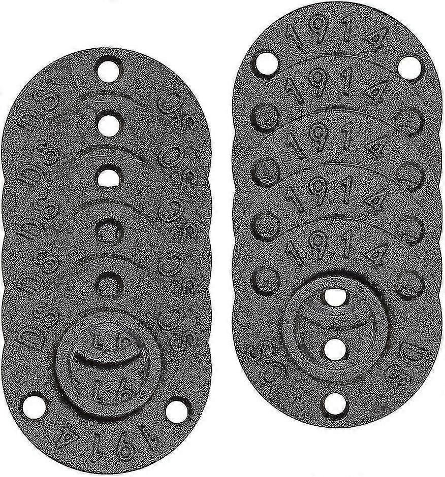 10pcs 1/2 بوصة الكلمة شفة الأنابيب، الصناعية الحديد الأسود الأنابيب الشفاه دي الأثاث ديكور