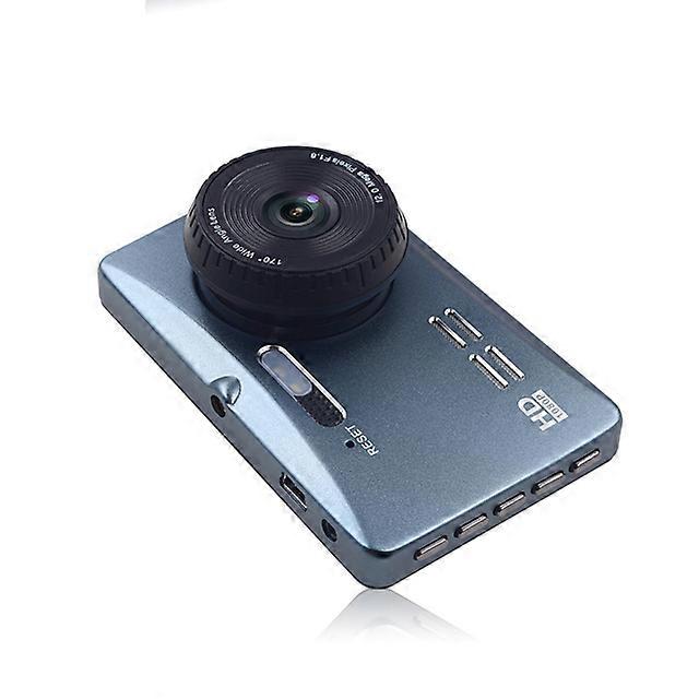 V6 Metal Case Car Driving Recorder Car HD 1080P Front And Rear Dual Lens With View Recorded Reverse Image Car Camera 24H Parking