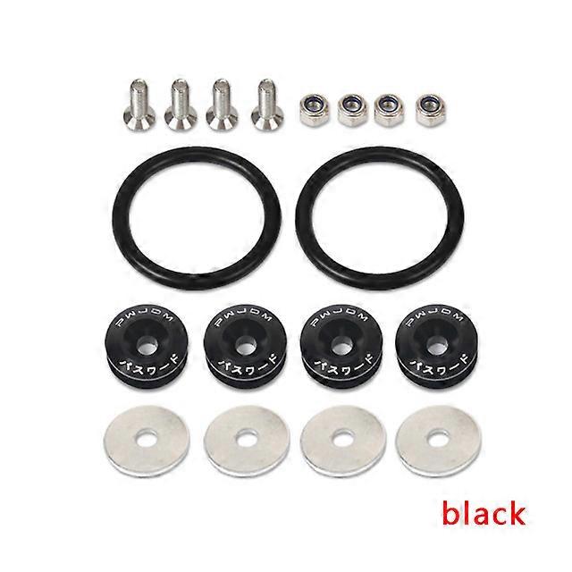 Tuning Car Universal Quick Release Fasteners with Logo Aluminum Bumper Quick Release Fasteners Fender Washers