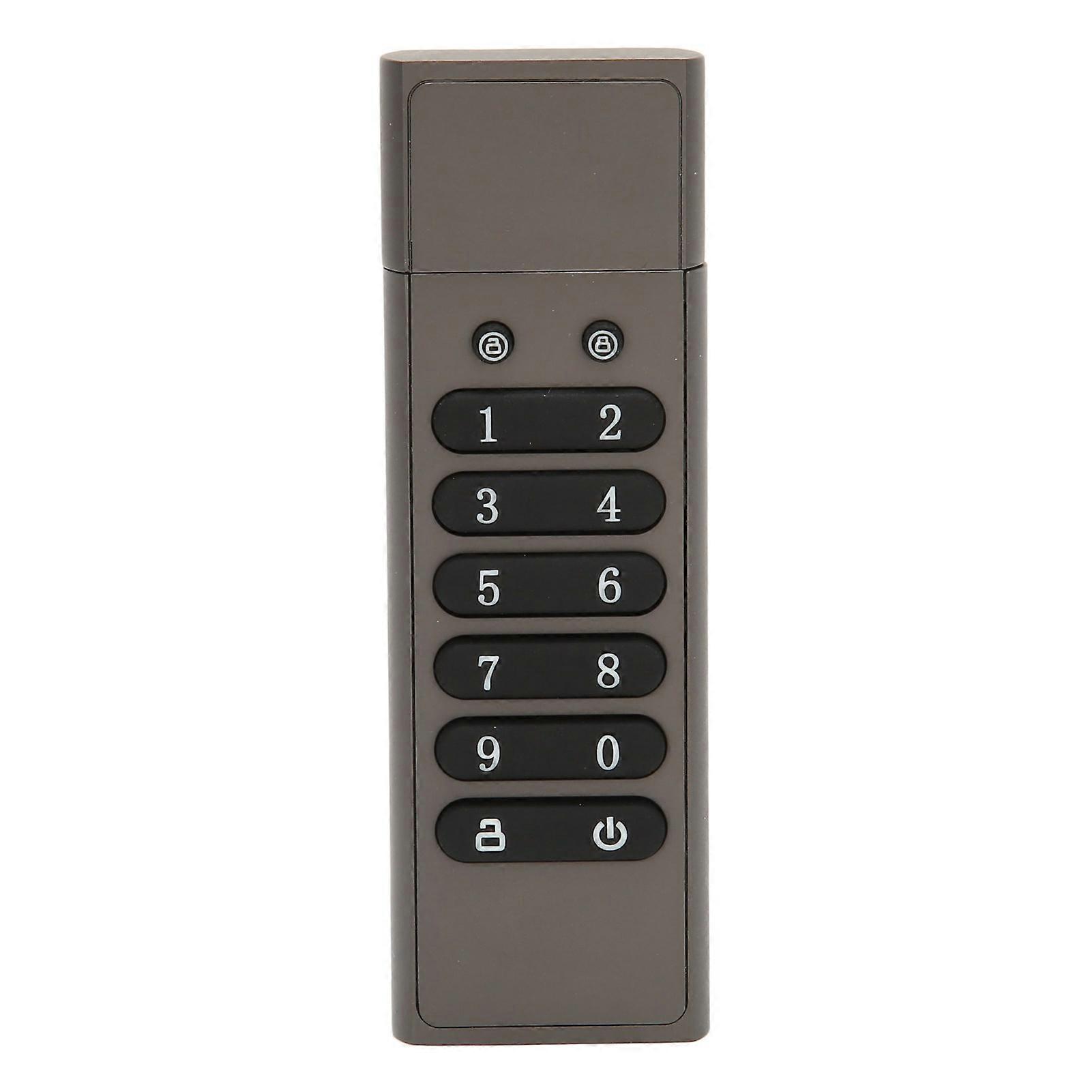 Encrypted USB Drive Secure Encrypted Button USB3.1 100MByet/s High Speed U Flash Drive Password Memory Stick 32-128GB