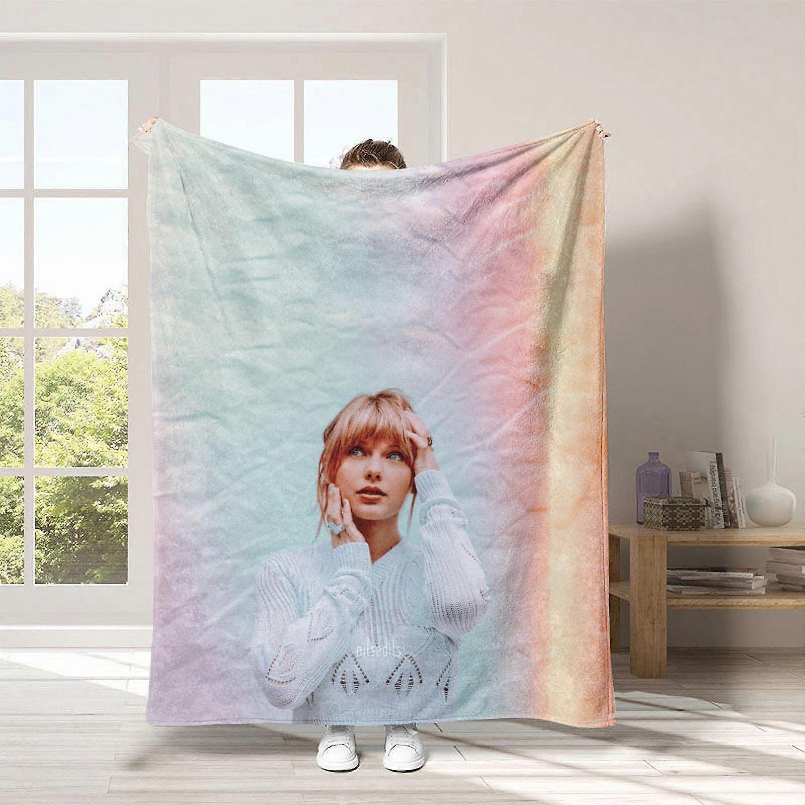 Novinka Taylor Swift TaylorSwift deka Taylor Swift obklopujúca hrubá flanelová deka na zdriemnutie MT38