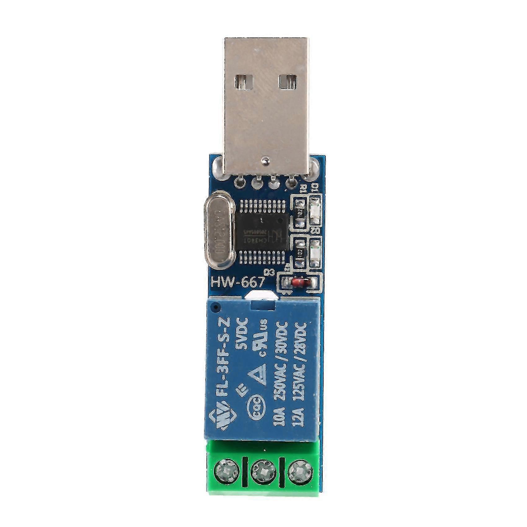 Lcus - Type 1 Usb Relay Module Usb Intelligent Switch Control PXCL
