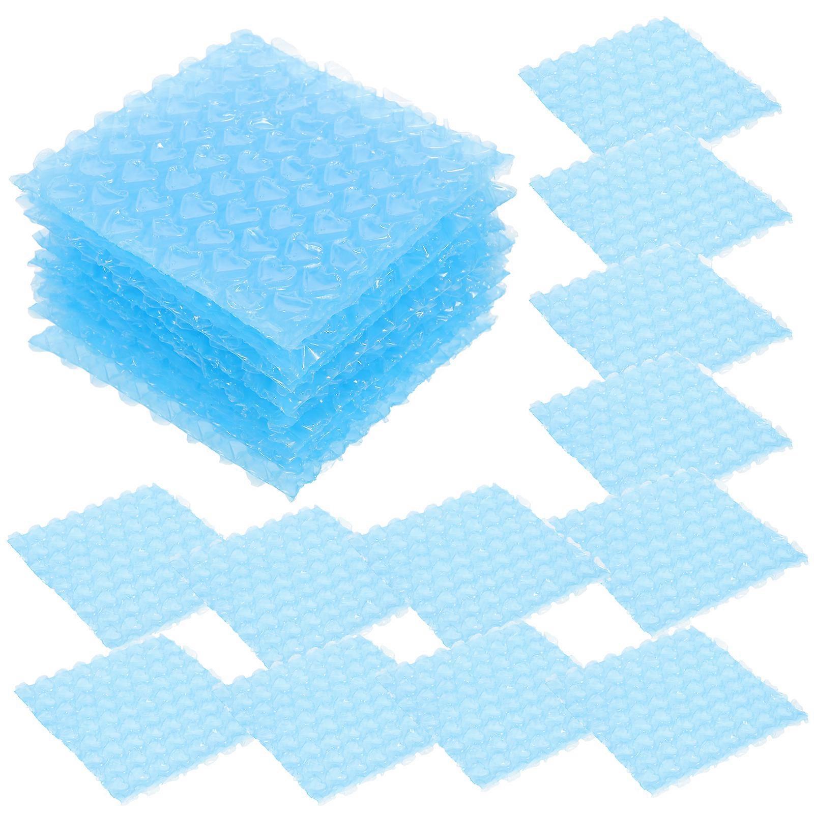 60pcs Bubble Out Sacs à double paroi Sacs de rembourrage de bulles pour l’emballage Expédition Bleu ciel