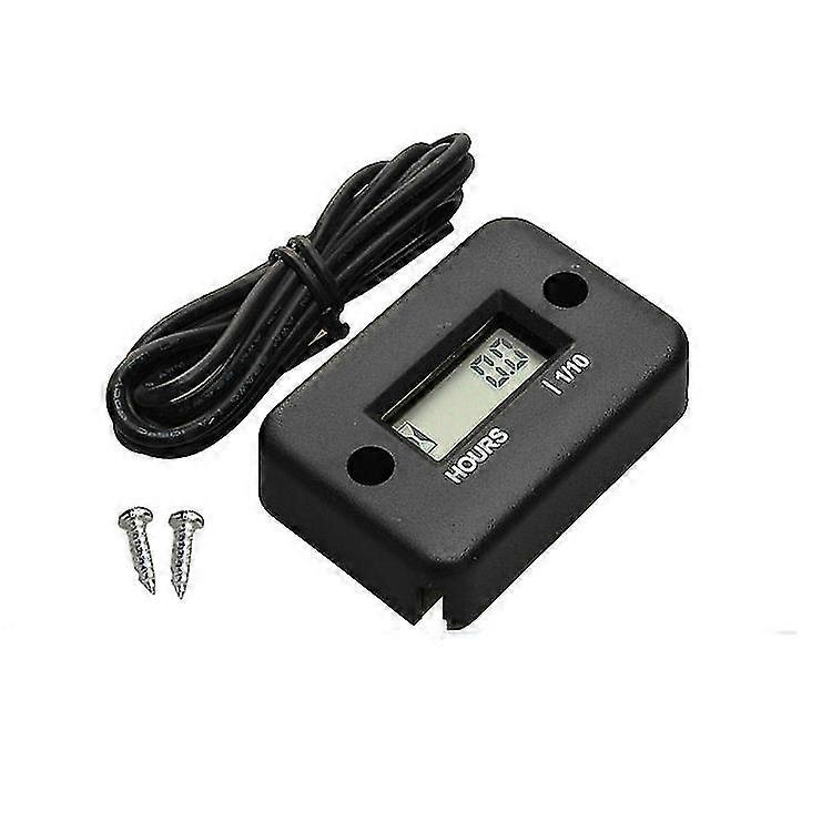 Motorcycle Digital Tach Hour Meter Gauge Stroke Gas Engine Off-Road Inductive Tachometer Motor Instrument
