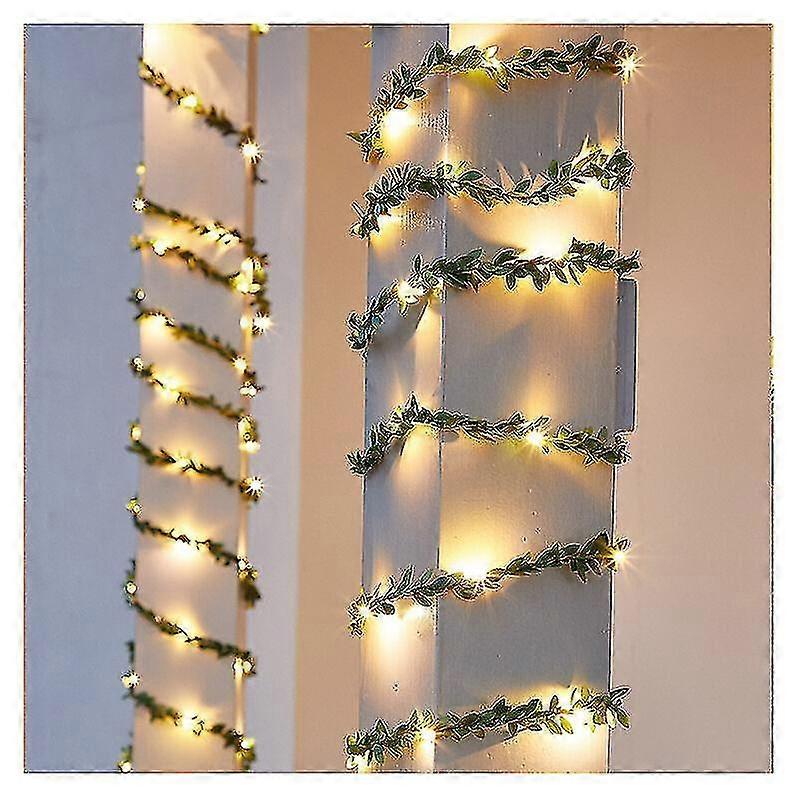 Artificial Fake Ivy String Lights With Leaves