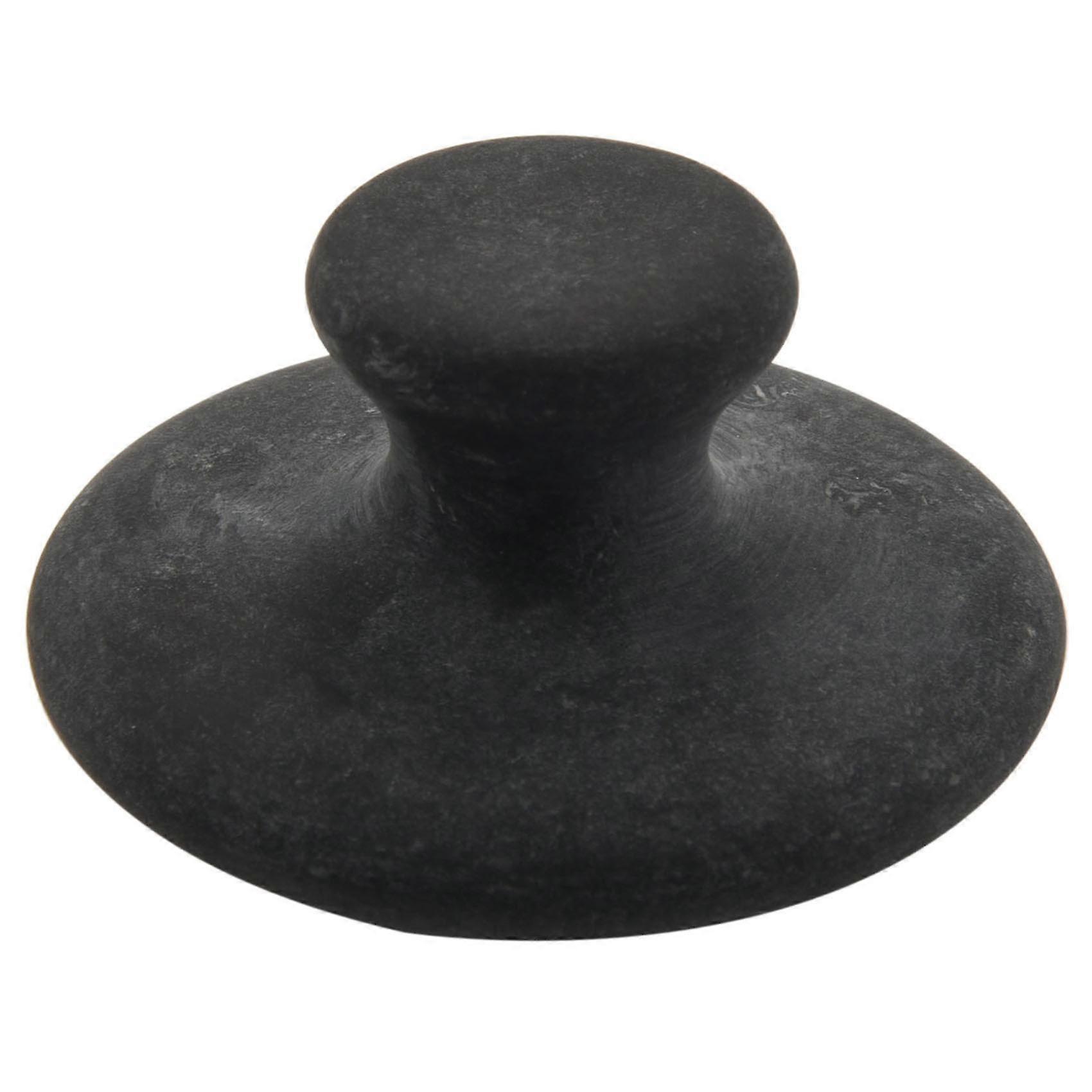 Mushroom Shaped Massage Warmer Natural Lava Basalt Hot Rock Guasha Tools For Body For Spa, Massage