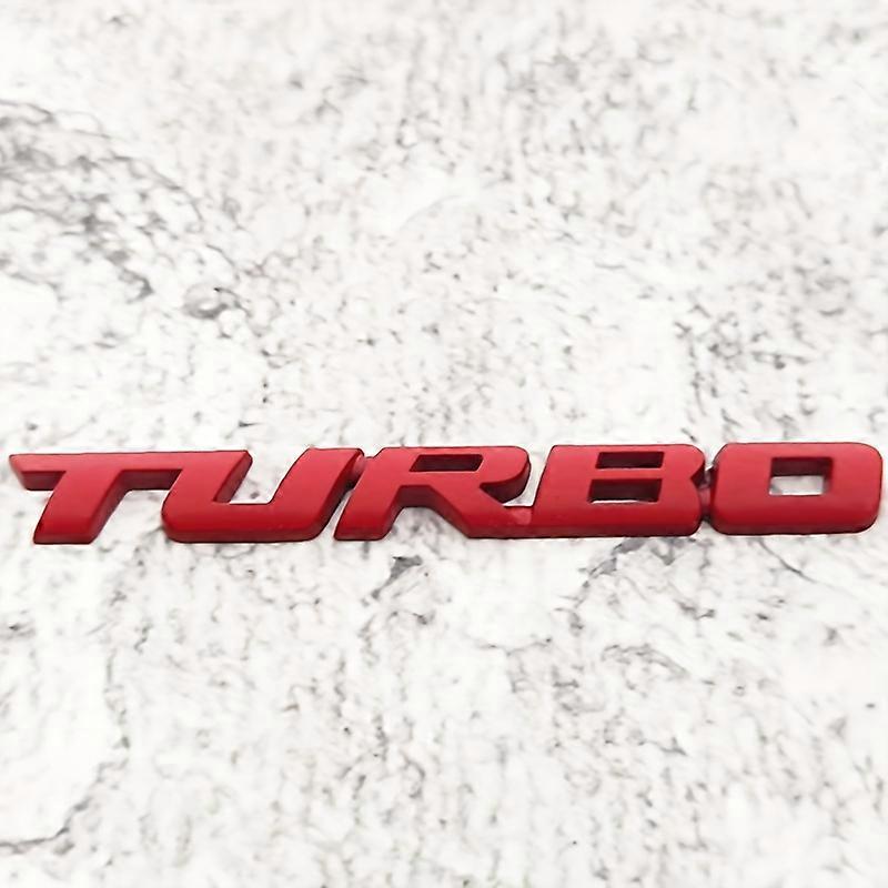 Atualize seu carro com um emblema turbo de metal 3D premium - adesivo de decalque de liga de zinco para todos os carros