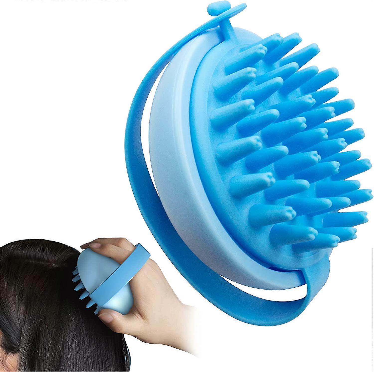 Scalp Massage Brush Silicone Scalp Massager Wet & Dry Scalp Massage Brush