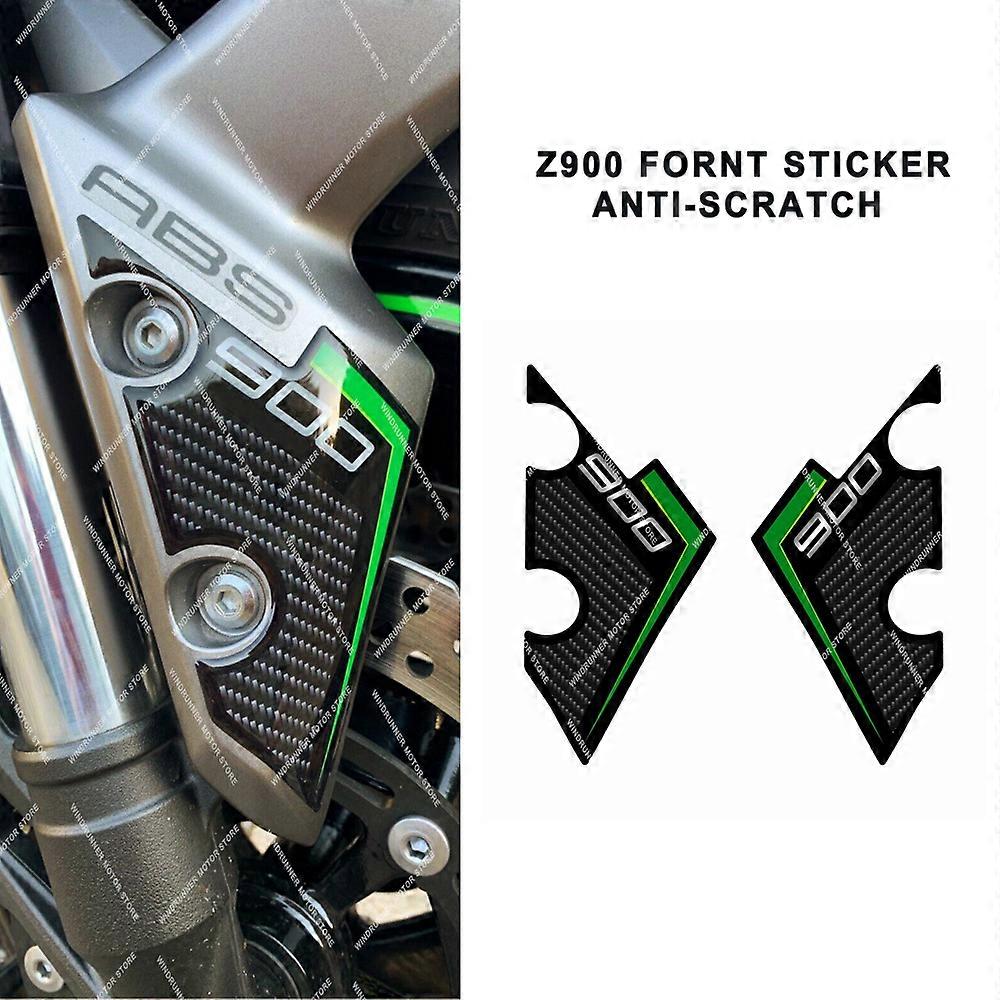 For Kawasaki Z900 z900 2023 2024 3D Motorcycle Accessories Vehicle Decals Anti-slip Waterproof Front Fork Protection Decal