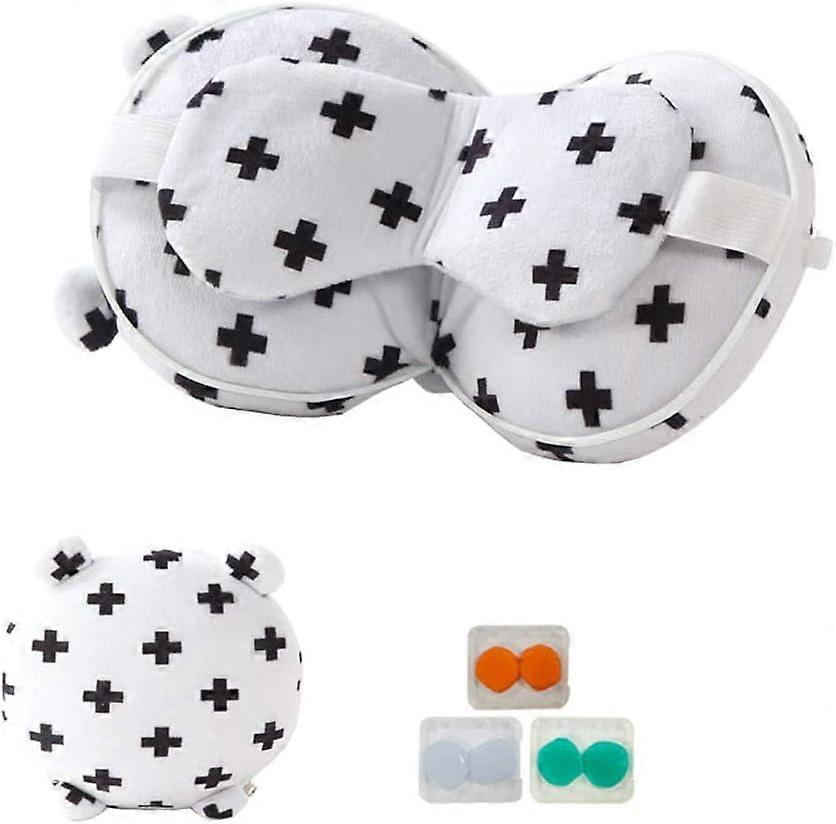 2-in-1 Neck Pillow(earplugs not included)