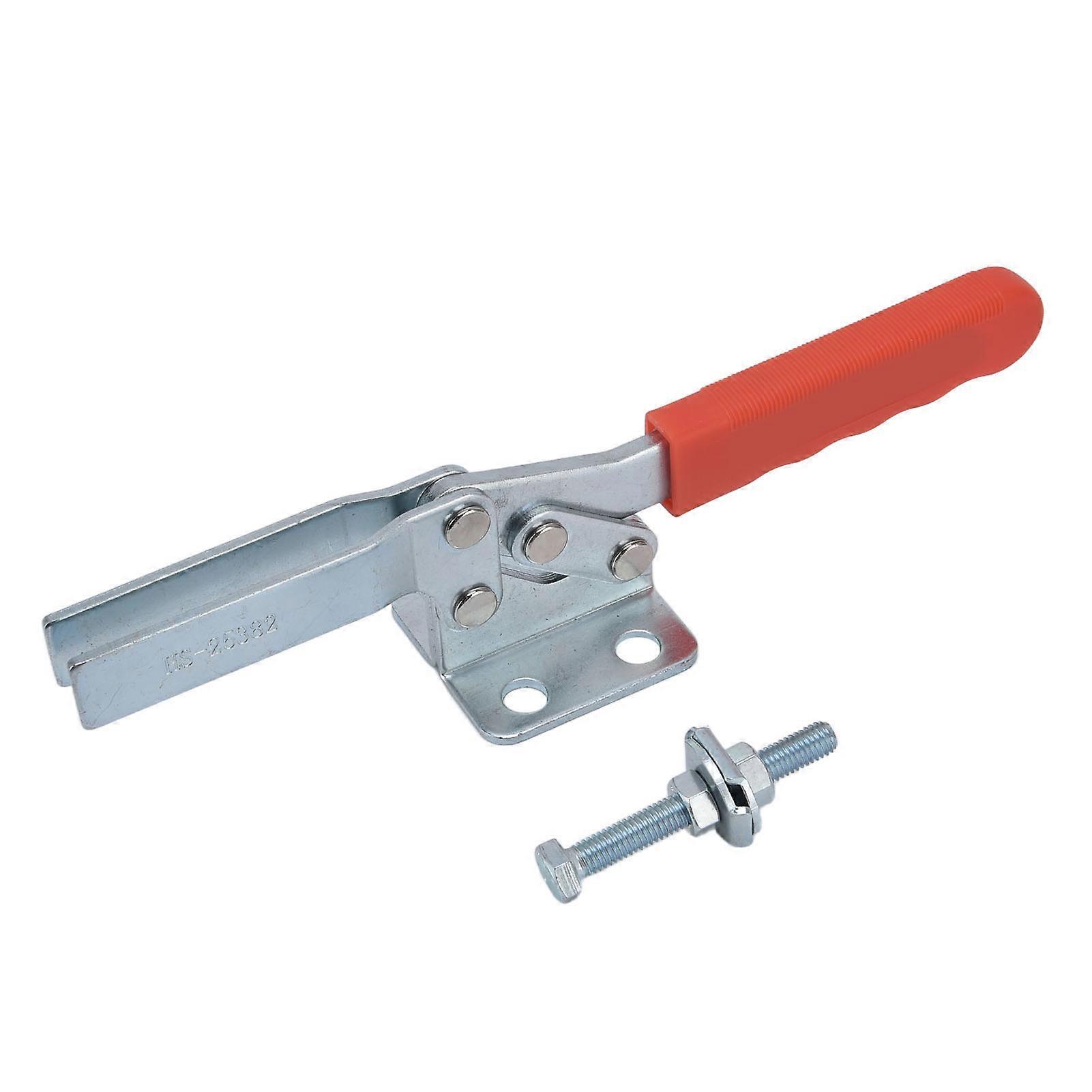 Toggle Clamp Quick 280kg Clamping Force 80 Handle Opening Horizontal Hold Down Clamp for Equipment Installation