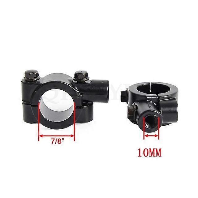 QX Universal Motorcycle 7/8" Handlebar Rearview Mirror Holder Mount Adapter Clamp for Yamaha XT1200ZE FJR1300 XJR1300 FZ1 FAZER FZ6