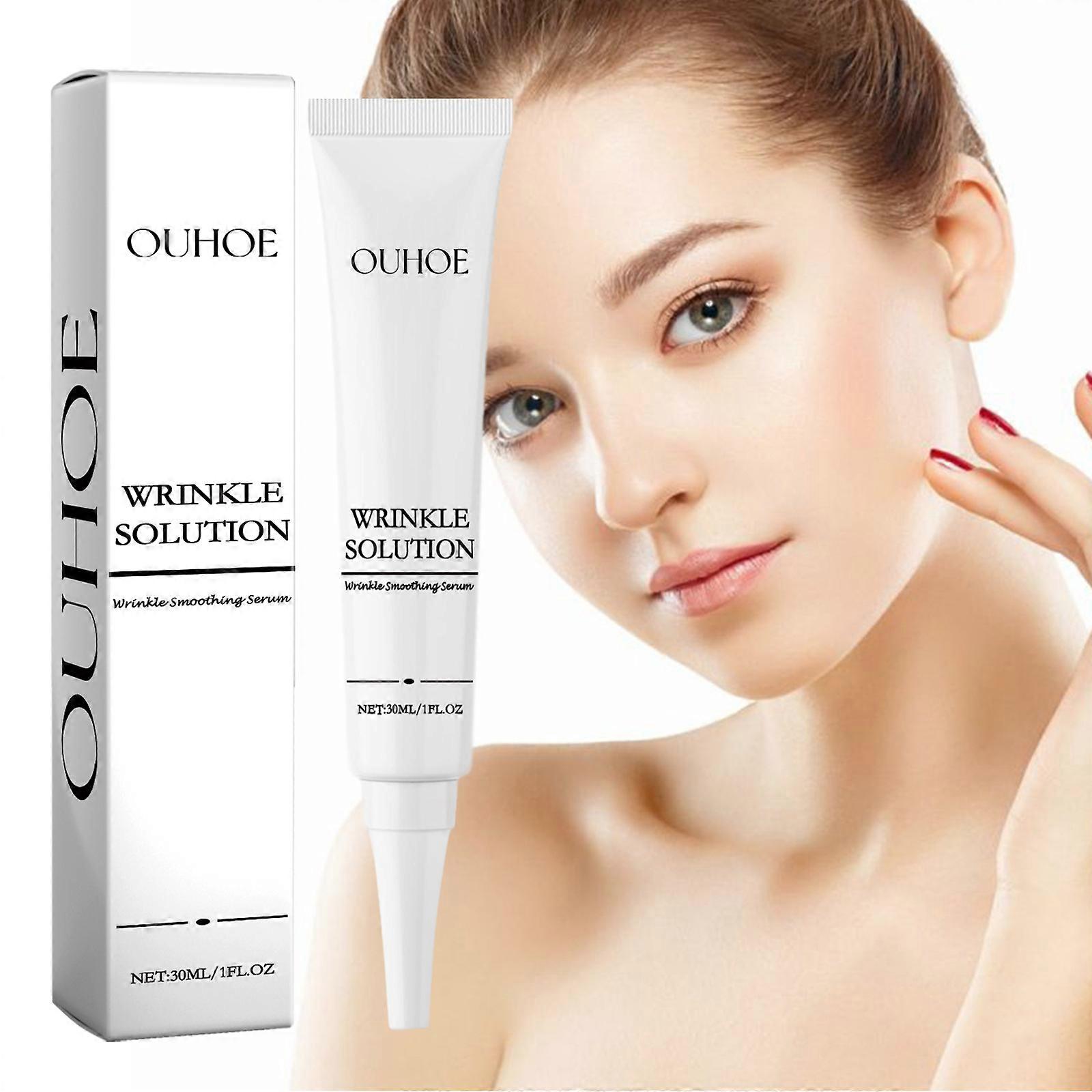 Wrinkle Solution, Wrinkle Smoothing Serum, Wrinkle Smoothing Tinted Serum, Anti-Wrinkle Face Serum for Reduces Wrinkles, Fine Lines