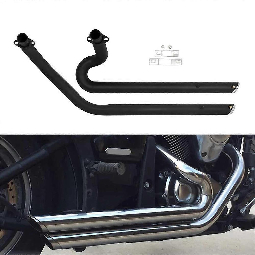 Tubo de escape escalonado con corte oblicuo, silenciador extrable para Kawasaki Vulcan 900 S EN900 VN900 S900, EN900