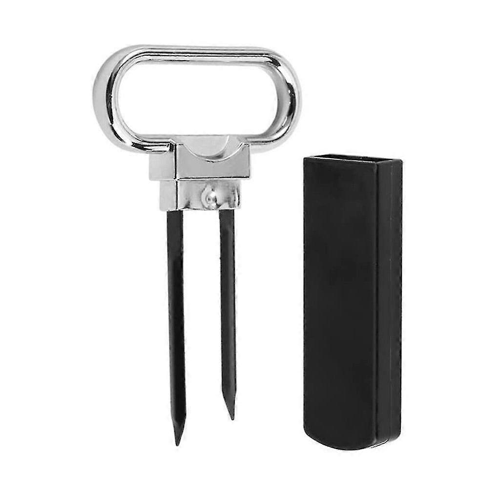 Wine Opener, Creative Handheld Labor Saving Wine Bottle Corkscrew, Two-prong Cork Puller With Lid