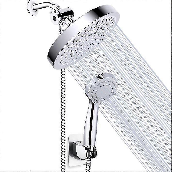 Pressure Rainfall Shower Head Handheld Stainless Steel Bath Shower Angle Adjustable