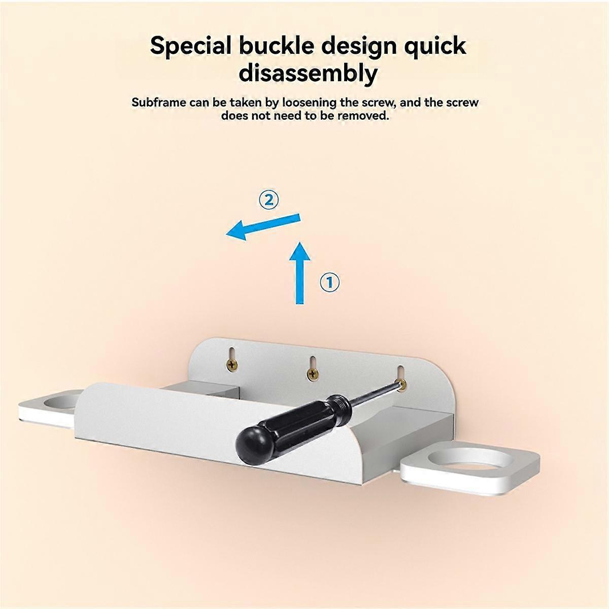 VR Wall Mount Holder for 3S - Steel Storage Hook for Headset & Controllers, for 3 Accessories