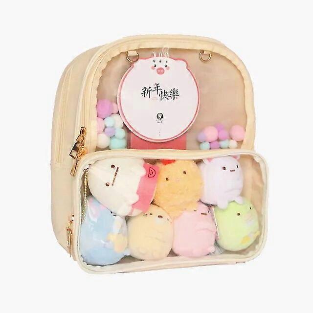 Ita Bag Zaino Trasparente Donna Trasparente Borsa Fai Da Te Signore Trasparente Zaino Ragazze Adolescenti Bella Lolita borsa Itabag 7 colori Zaini