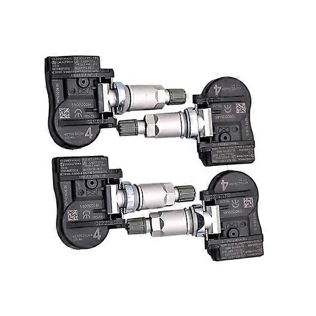40700-3VU0A 4 SZTUK DLA Nissan Pulsar Qashqai II TIIDA TEANA X-Trail Rogue 407003VU0A 433MHz Czujniki samochodowe pojazdu Monitor ciśnienia w oponach