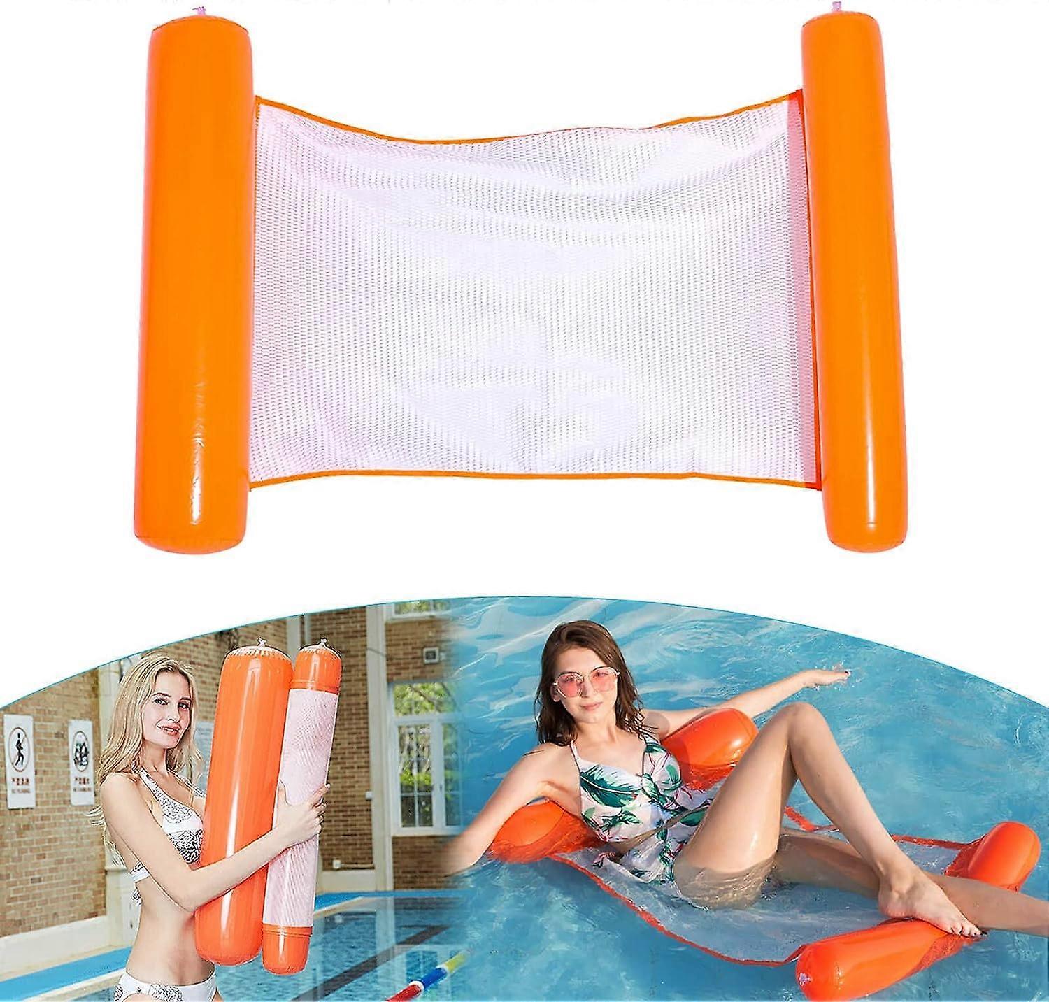 Inflatable Pool Hammock,Inflatable Hammock,Floating Inflatable Mattress,Foldable Water Hammock,4 in 1 Water Hammock,Best Summer Gifts for Adults and K