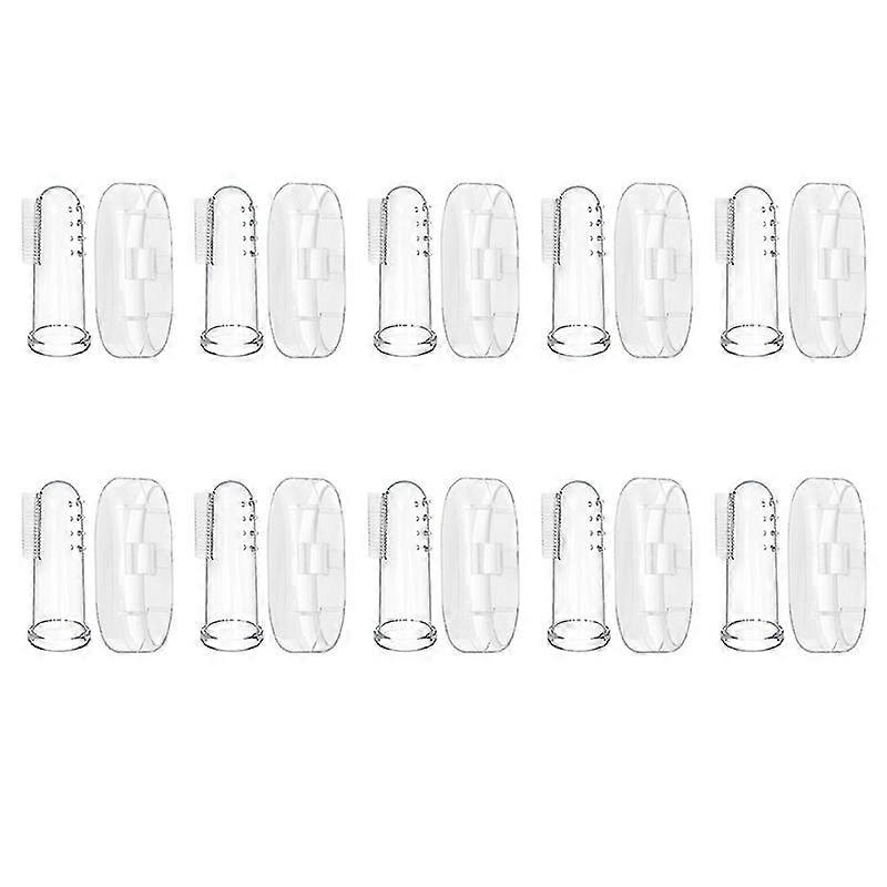 Tannbørste med 10set finger