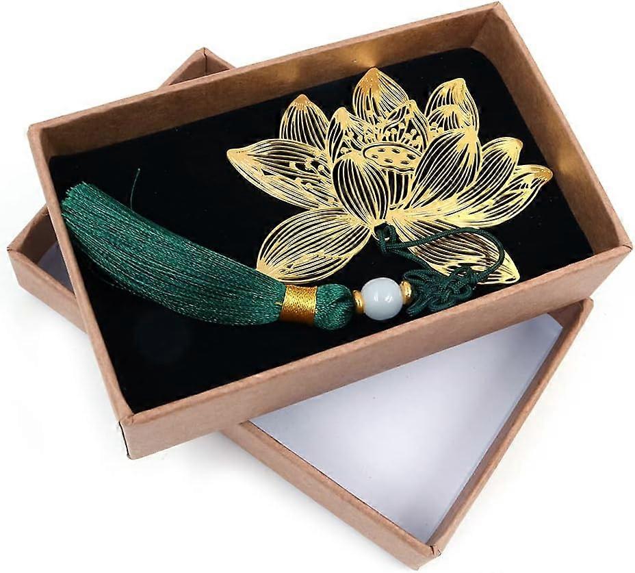 Metal tassel bookmark for book lovers